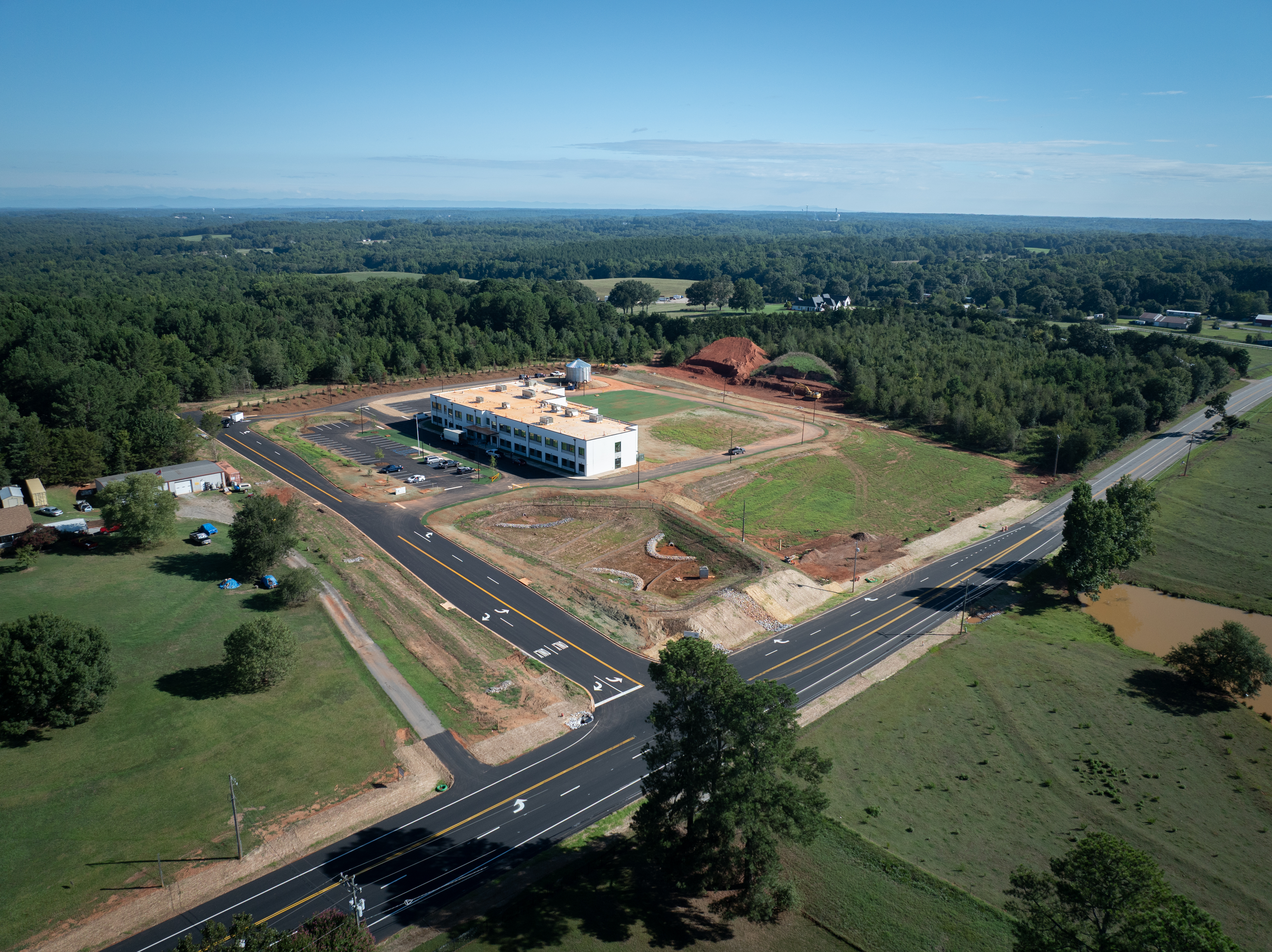 Belton Prep aerial view